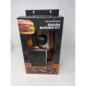Blackstone Smash Burger Kit - Burger Press, Basting Dome, Spatula New